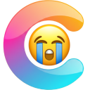 Crying Emoji Logo