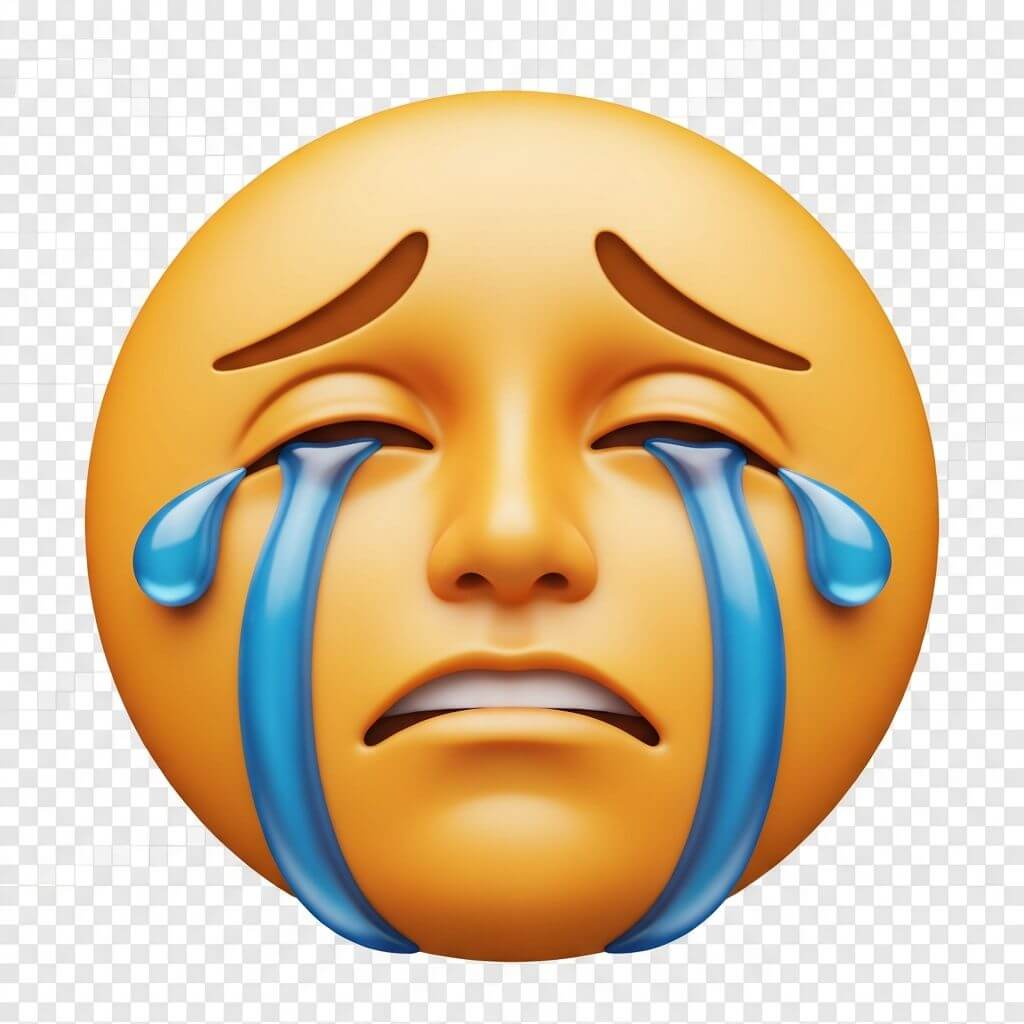 Crying Emoji Face Only
